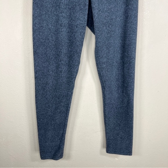 MEDIUM SIMPLY VERA VERA WANG SLATE GREY GRAY BLUE FLEECE PANTS LOUNGE SLEEP - Picture 3 of 10